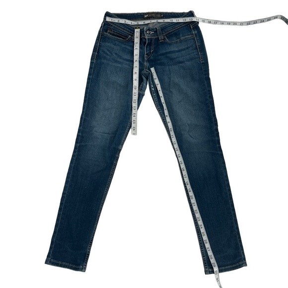 Levi’s Distressed Low Rise Skinny Demi Curve Jeans Size 27 Women’s - Picture 4 of 7